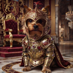 Regal Knight of the Yorkies,Instant Digital Download,2 Designs