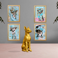 Chihuahua Printable Dog Wall Art 4 Piece Digital Download