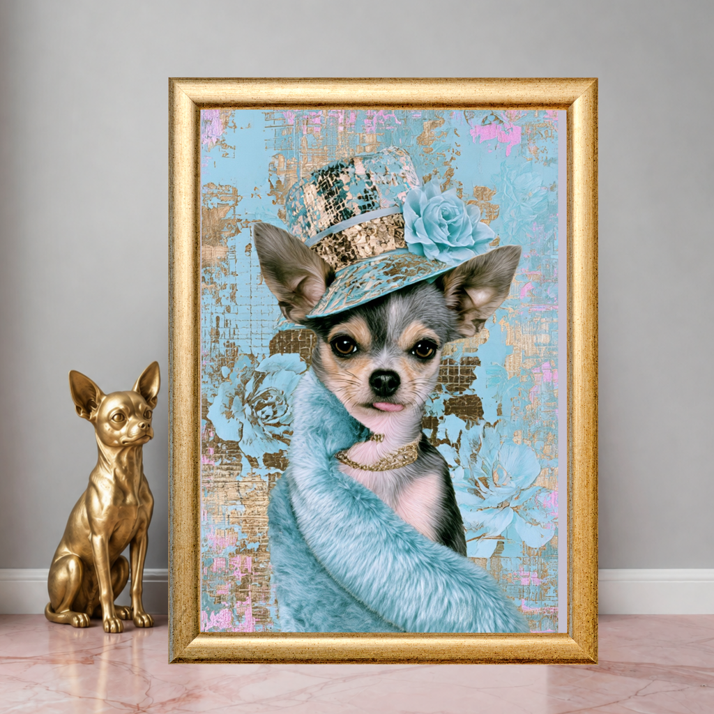 Chihuahua Printable Dog Wall Art 4 Piece Digital Download