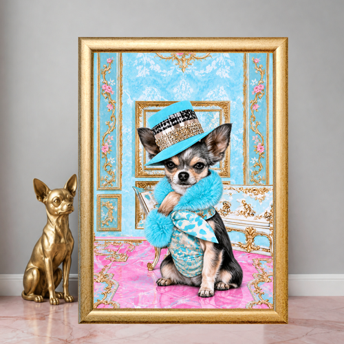 Chihuahua Printable Dog Wall Art 4 Piece Digital Download