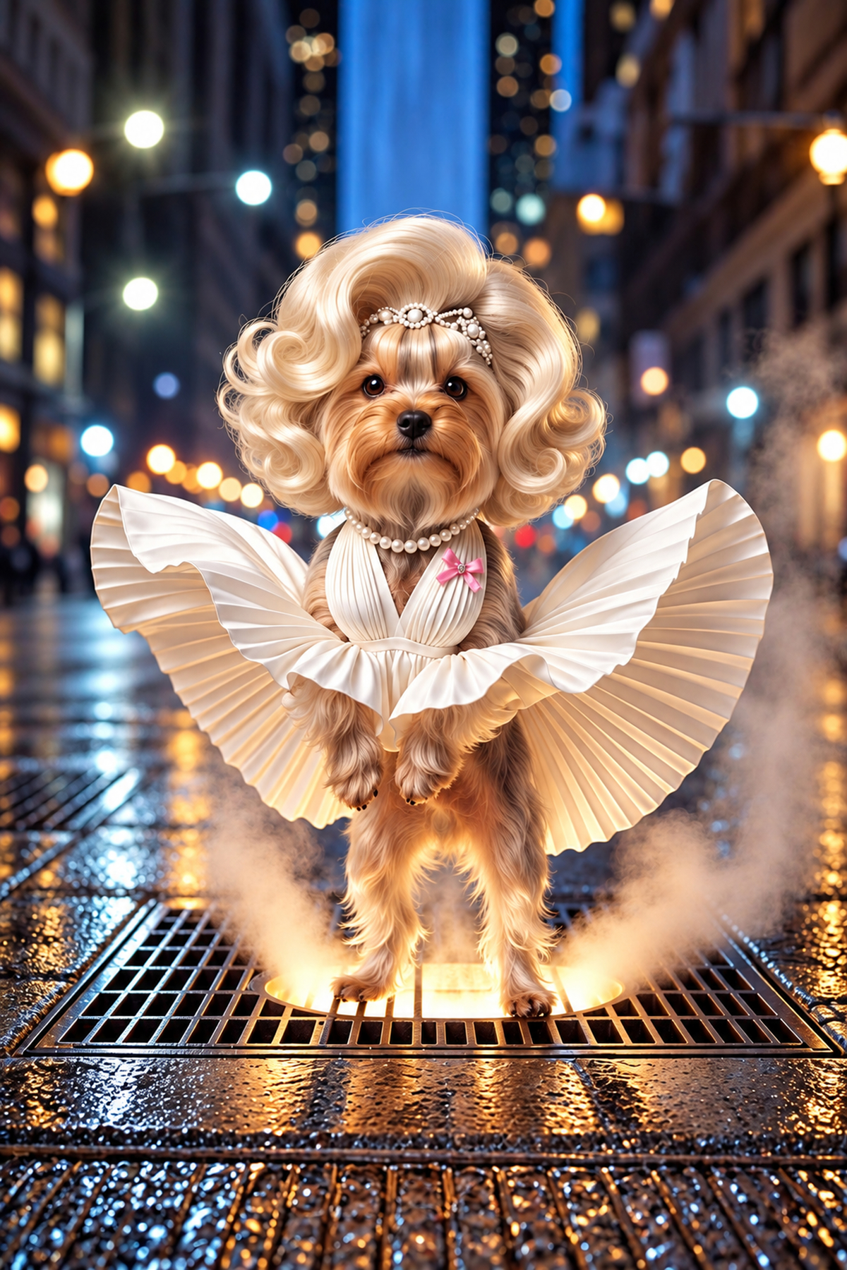 Marilyn Monroe Yorkie Dog Wall Art 4 Designs Digital Download