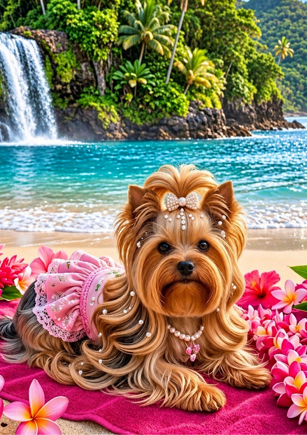 Set of 2 Yorkie Digital Downloads Printable Wall Art