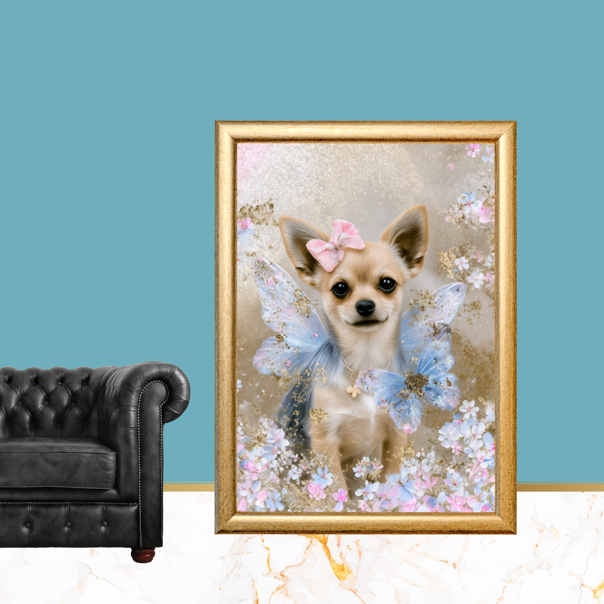 Chihuahua Fairy Wall Art Set of 2 Printable Digital Download